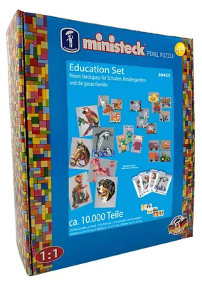 Immagine prodotto di Set famiglia di giocattoli Ministeck Mosaico - Scatola XXL - 10000 pezzi