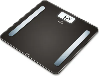 Produktbild von Beurer SR BF1 Elektronische Personenwaage Schwarz, 180 kg