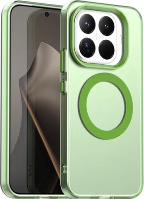Immagine prodotto di Per Xiaomi 15T Pro 5G Candy Design Magsafe Hybrid TPU PC Protective Cover Verde