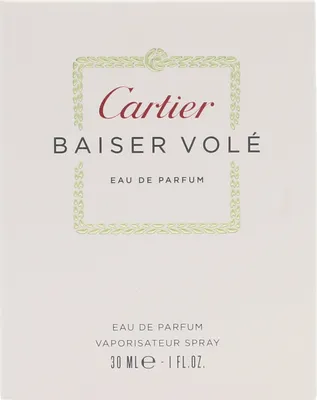 Obrázek produktu pro Cartier Baiser Volé, Ženy, 30 ml, Nedoplnitelná lahvička, Sprej, ALCOHOL, PARFUM (FRAGRANCE), AQUA (WATER), BENZYL SALICYLATE, BUTYL METHOXYDIBENZOYLMETHANE,..., 1 kusů