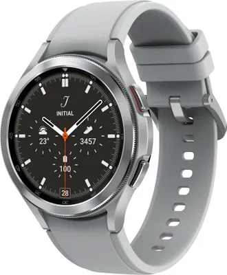 Produktbild von Samsung Galaxy Watch 4 Classic Silver BT 46mm