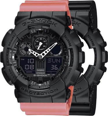 Zdjęcie produktu dla Zegarek Casio G-Shock SET GA-100-1A1ER + BEZEL 10358741 + PASEK 10498150 20BAR