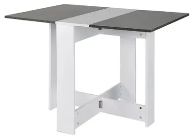 Produktbild von Esstisch - Klapptisch für 4–6 Personen - 104×76×74 cm - Holzgestell - Moderner Stil - Betonoptik - Beton