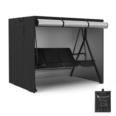 Produktbild von M MCombo Hollywoodschaukel Abdeckung 2-3 Sitzer, Abdeckplane Wasserdicht & UV-Beständig für Gartenschaukel 8003 8007, Schutzhülle 180x125x150 cm 4001
