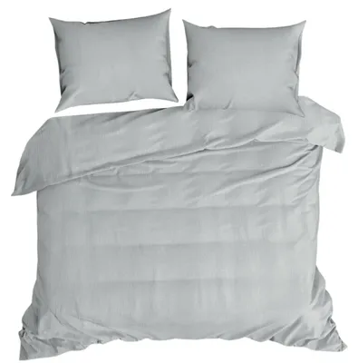 Immagine prodotto di EUROFIRANY | Biancheria da letto  - Lenzuola - grigio - 160 x 200 cm - Set copripiumino - in cotone