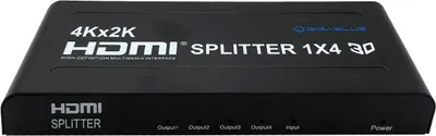 Produktbild von Gigablue Ultra 4K/2K HDMI 1.4 Splitter (1 Eingang / 4 Ausgänge, 4K UHD, 30 Hz, schwarz)