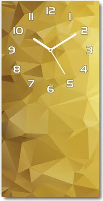 Produktbild von Wanduhr aus Glas – 30x60 cm - Glasbild - Glasuhr - Gehärtetes Glas -Abstraktion Hintergrund