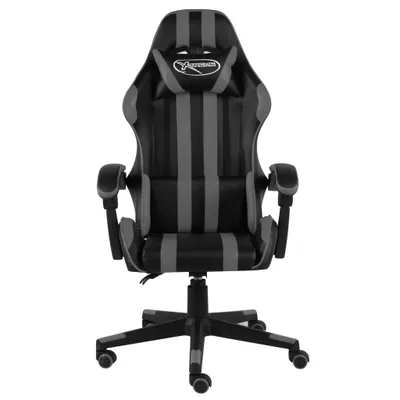 Immagine prodotto di Sedia da Gaming Nero e Grigio in Pelle finta