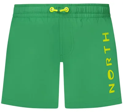 Produktbild von Grüne Kinder-Badehosen mit Taschen und Kordelzug - Ocean Positive