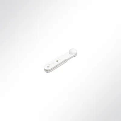 Produktbild von Schienengleiter für Kederschienen Kalottgleiter Nylon weiß 15mm