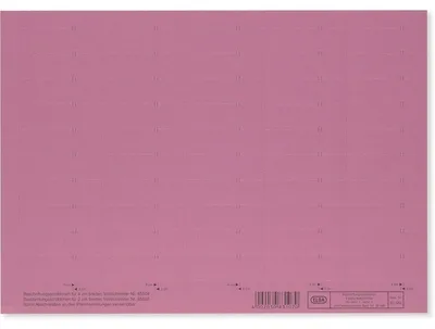 Produktbild von ELBA Beschriftungsschildchen für Vertic 1 Hängeregistratur, Beutel mit 10 BLatt mit 50 Schildchen, rot