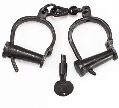 Produktbild von Mittelalter-Handschellen aus Stahl