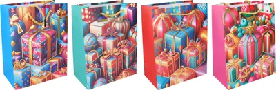 Immagine prodotto di Sacchetto regalo M 26x32x10 cm NATALE