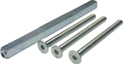 Produktbild von Profilstift für TS 36-45 | Drückerstift mit Ausgleichshülse und Schrauben, Stahl verzinkt