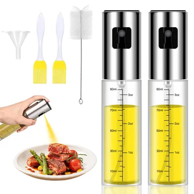 Produktbild von Set mit 2 Ölzerstäuben, je 100 ml, BPA-frei, für eine gesunde Zubereitung