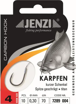 Produktbild von Jenzi Geb.Haken Premium Karpfen Gr.4