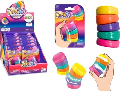 Image de Sensory Toy Anti-stress Arc-en-ciel Roues rotatives