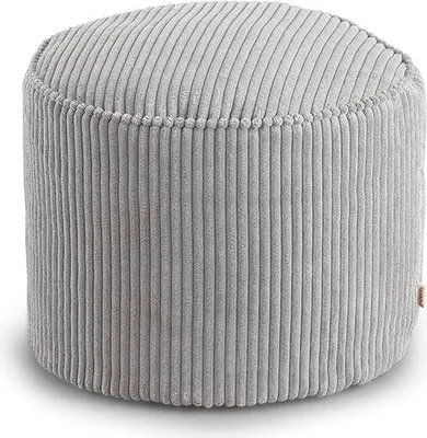 Produktbild von Kinder Sitzsack „MIKI“ - Bequem, Montessori Sitzkissen für Kinderzimmer (Hellgrau, ? 40 cm)