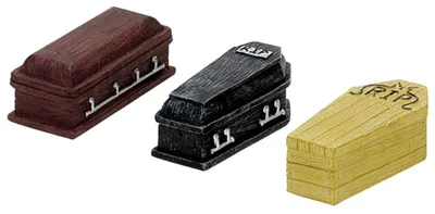 Productafbeelding van Kerstfiguur Coffins set of 3 LEMAX