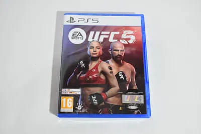 A PlayStation 5 game case for EA Sports UFC 5.