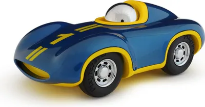 Produktbild von Playforever Spielzeugauto Speedy Le Mans Boy blau-gelb mini