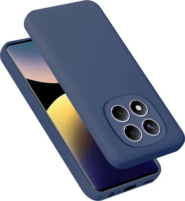 Immagine prodotto di Cadorabo Custodia per Xiaomi Redmi Note 14 Pro 4G Custodia in silicone per telefoni cellulari Custodia in silicone liquido, custodia protettiva resistente ai graffi e agli urti per Xiaomi Redmi Note 14 Pro 4G