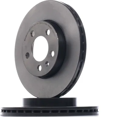 Produktbild von 2x BREMBO Bremsscheibe 09.D570.11 für VW POLO (AW1 BZ1) für SKODA Kamiq (NW4)