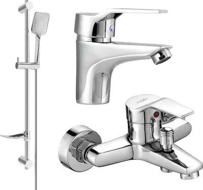 Immagine prodotto di Mexen Caro DF72 set da bagno, cromato - 746603DF72-00