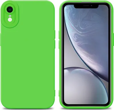 Immagine prodotto di Custodia Cadorabo per Apple iPhone XR custodia protettiva in TPU verde custodia in silicone custodia per cellulare