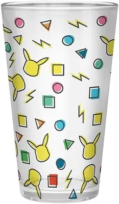 Imagen del producto de Vaso Pokemon Pikachu Pattern Cristal 400 ml