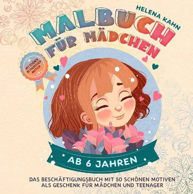 Produktbild von Malbuch für Mädchen ab 6 Jahren