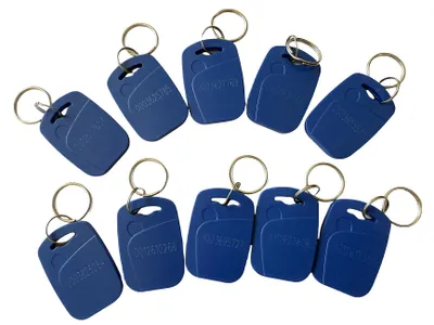 Produktbild von Schlüsselanhänger, 125 kHz, RFID-Zutrittskontrollkarten, Proximity TK4100, Smart-ID-Tastaturkarte, schreibgeschützt, 10 Stück