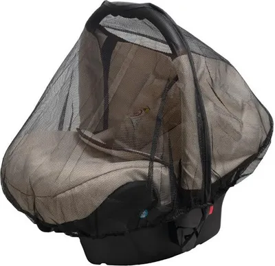 Obrázok produktu pre Moskytiéra na autosedačku New Baby Basic čierna