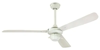 Produktbild von Outdoor Deckenventilator Mountain Gale Weiß 132 cm mit Zugschnur IP44