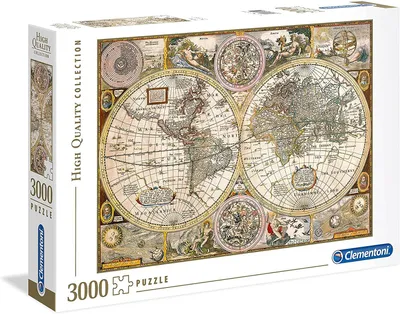 Produktbild von High Quality Collection - 3000 Teile Puzzle - Alte Karte