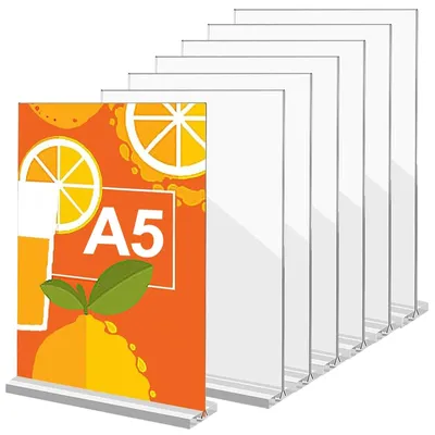 Obrázek produktu pro A5, oboustranný akrylový držák na stůl