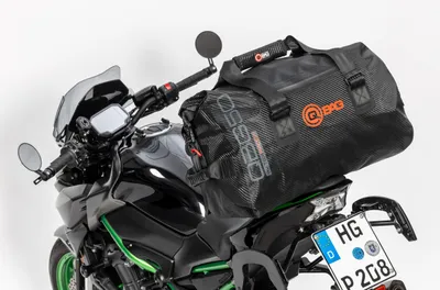 Produktbild von QBag Hecktasche 50L Wasserdicht Carbonlook für Motorrad Abenteuer