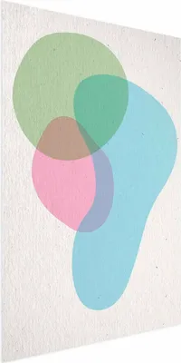 Produktbild von Posterpapier Poster - Colorful Spots 21x30 cm Abstrakt a-A-0385-ao-a
