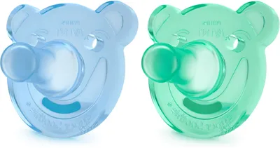 Produktbild von Philips AVENT Soothie Shapes Schnuller SCF194/03, Klassischer Babyschnuller, Kieferorthopädisch, Silikon