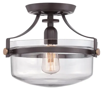 Produktbild von Elstead Penn Station Deckenleuchte E27 Westliche Bronze