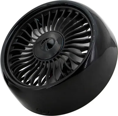 Obrázek produktu pro 12V Elektrický ventilátor 360 stupňů Rotabilní Auto Chladicí vzduch Cirkulátor výstup - černá