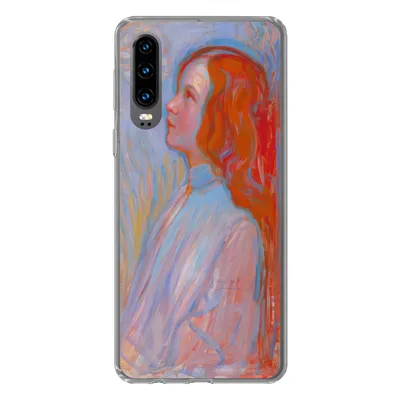 Produktbild von MuchoWow® Handyhülle Schutzhülle Hülle für Huawei P30 Hingabe - Piet Mondrian Silikon Softcase Handy Hülle - Kartenbesitzer