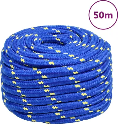 Obrázok produktu pre Lodné lano modré 20 mm 50 m polypropylén