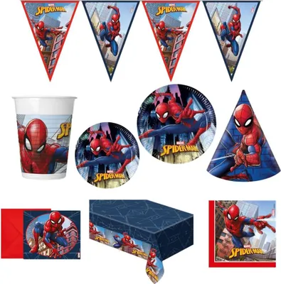 Obrázek produktu pro Dětská narozeninová sada Spiderman - 10 osob