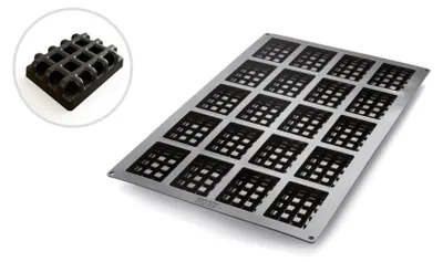 Produktbild von Silikon-Backform - Waffel, 570x375x25