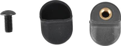 Immagine prodotto di Gancio parafango posteriore durevole e copertura in gel di ghiaia per Xiaomi M365 Electric Scooter Nero