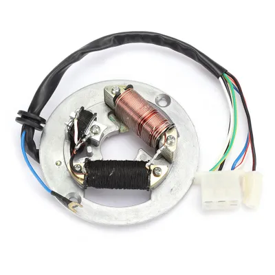 Image de Plaque stator d'allumage magnétique à double bobine, accessoire compatible avec les motos Yamaha PW80