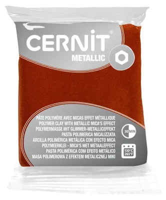 Zdjęcie produktu dla Cernit Polymer Clay Metallic Glinka polimerowa Bronze 56 g