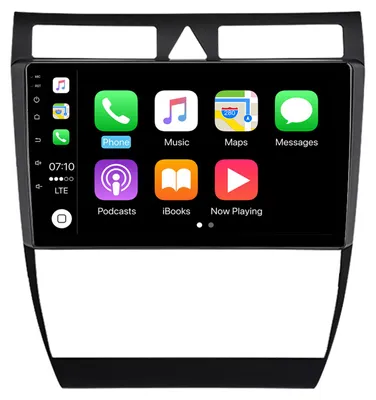 Produktbild von 8+256GB Android Radio für Audi A6 C5 1998-2004 CarPlay Upgrade Navi Bluetooth Lenkradsteuerung GPS