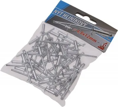 Produktbild von Aluminiumnieten, 4,8 x 12 mm, 50 Stück